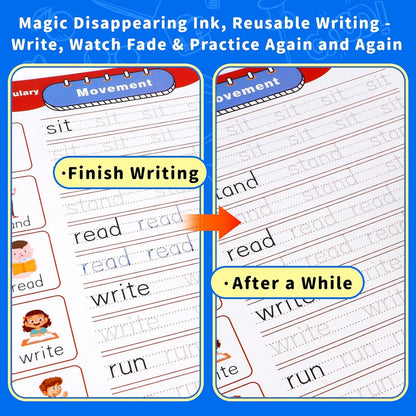 Magic Grooved Handwriting Book for Kids (Ages 3–8)