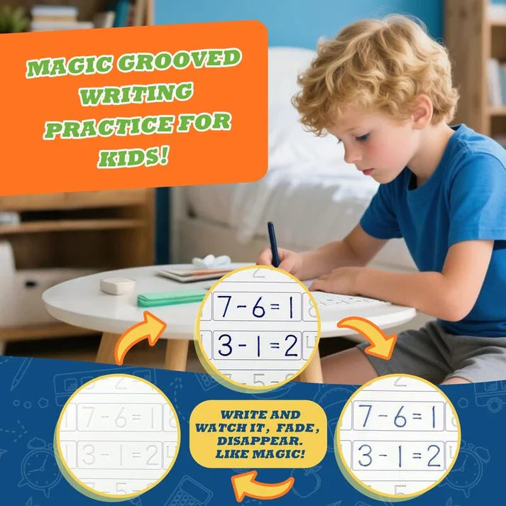 Magic Grooved Handwriting Book for Kids (Ages 3–8)